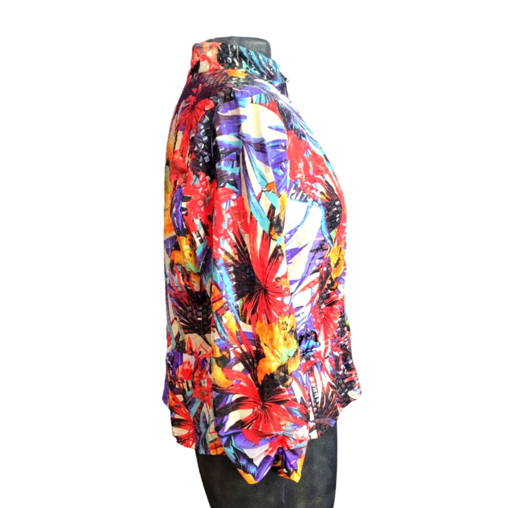 Linear zip front jacket - Picture 3 of 7